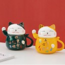 Zhaocai Cat Ceramic Cup