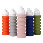 Silicone Folding Handy Sports Water Bottle