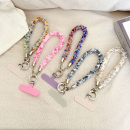 毛絨撞色手機掛繩