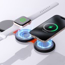 三合一快充磁吸無線充電收納盒