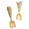 鏤空水晶金屬獎盃