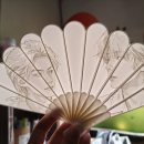 透光浮雕扇可定制 透光浮雕扇可定制