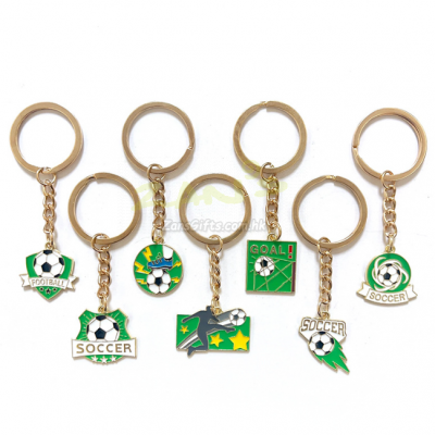 世界杯足球周边纪念品金属钥匙扣挂件