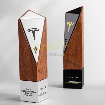 Folded Edge Solid Wood Trophy Folded Edge Solid Wood Trophy