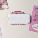 仿皮紋手機支架折疊鏡