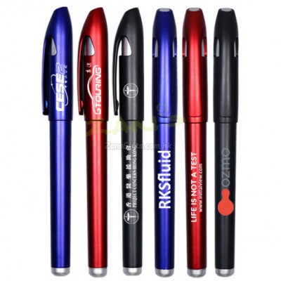 Plastic Gel Pen with Cap