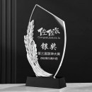 Gold, Silver, Bronze Crystal Trophy