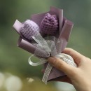 Graduation season gift knitted bouquet