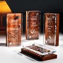 Wood Crystal Trophy
