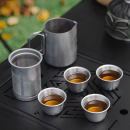 Outdoor 304 Stainless Steel Tea Set for Travel
