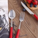 Stainless Steel Tableware With Ceramic Handle