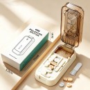 1-into-2, 3 & 4 Compartment Pill Cutter, Grinder and Pill Box 1-into-2, 3 & 4 Compartment Pill Cutter, Grinder and Pill Box