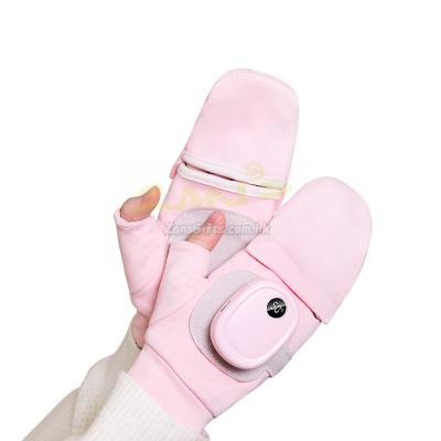 石墨烯發熱便攜式冬季暖手寶寶手套（一對裝）