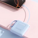 3C認證正方形自帶線移動電源