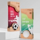 實木水晶獎座