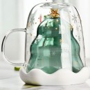 250ML Christmas-Tree Glass Mug