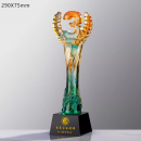 Glass Crystal Trophy