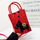 新年针织手机袋斜跨包