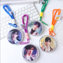 Transparent acrylic badge itabag pendant storage box
