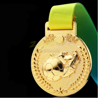 Football Metal Medal