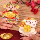 Creative Rotating God of Wealth Refrigerator Magnet