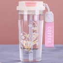 便攜隨行運動雙飲吸管杯
