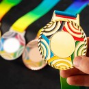 彩虹款金屬獎牌