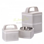 Duo-Tier Stainless Steel Lunch Box