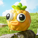 Exploding Eye Fruit Squishy Stress Relief Toy