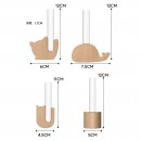 Log Refrigerator Sticker Vase