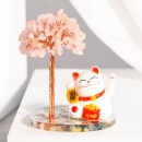 招财猫水晶树