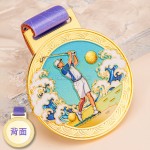 高爾夫金屬獎牌