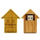 House-shape Wooden USB Flash Drive