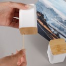 Bamboo Lid Toothpick Holder