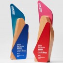 Spread Your Wings And Fly Solid Wood Metal Trophy