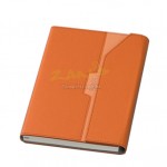 Two-Color Leather Magnetic Notebook