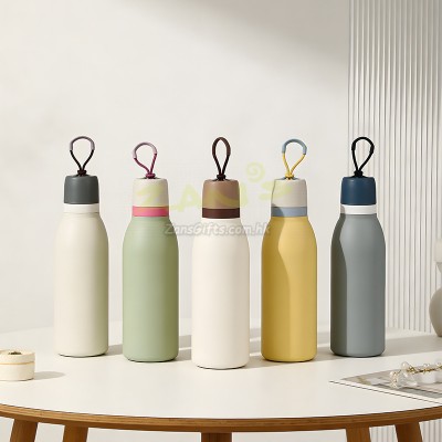 撞色手提保温杯