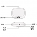 Leafless waist-hanging and neck-hanging fan Leafless waist-hanging and neck-hanging fan