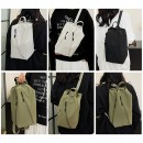 多功能大容量運動雙肩斜挎包枕頭包