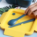 Lunch Box With Tableware