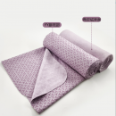 Single-layer non-slip silicone bottom yoga mat towel