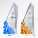 Rush Hour Glass Crystal Trophy
