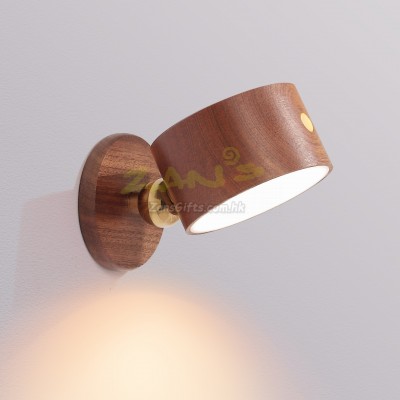 Environmental Protection Solid Wood Rotating Lamp