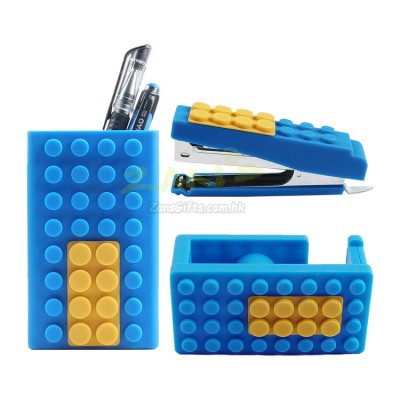 Building Block Silicone Stationery Set