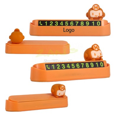 Customized PVC 3D Doll Car Moving Number Plate