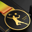 Badminton Metal Medal