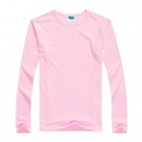 Pure Color Long Sleeve Polo Shirt