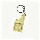 Chocolate Button Decompression Keychain