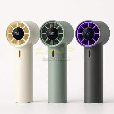 Digital display violent turbine handheld fan
