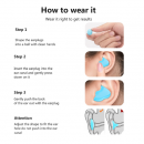 Silicone mud waterproof earplugs